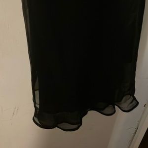 Black maxi skirt